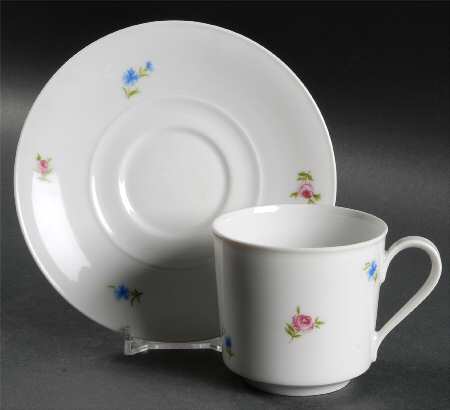 Chateau Fleuri Flat Cup & Saucer Set