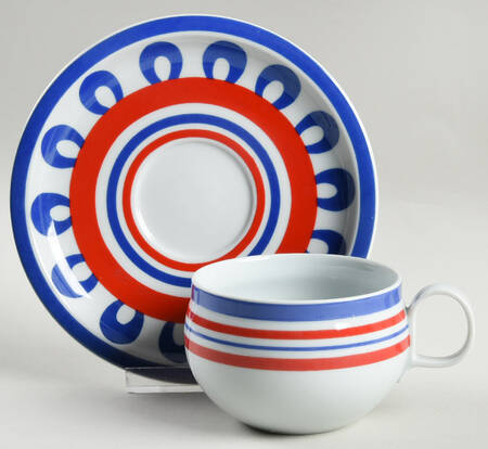Chili Flat Cup & Saucer Set