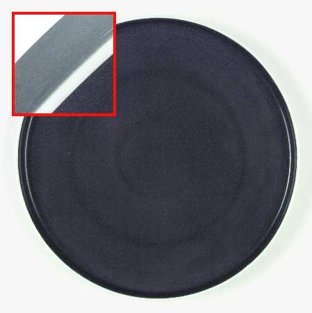 Chromatics Beige Black Dinner Plate