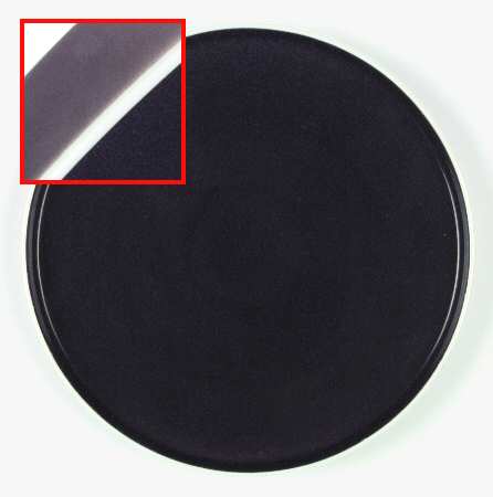 Chromatics Beige Black Dinner Plate