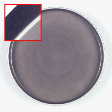Chromatics Beige Black Salad Plate