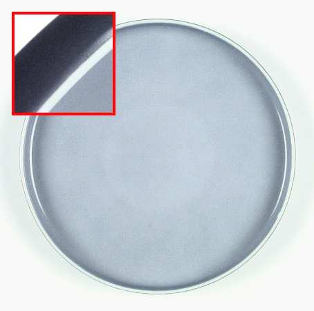 Chromatics Beige Black Salad Plate