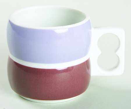 Chromatics Beige Black Flat Demitasse Cup