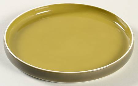 Chromatics Gold Brown Salad Plate