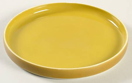 Chromatics Gold Brown Salad Plate