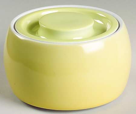 Chromatics Gold Brown Sugar Bowl & Lid