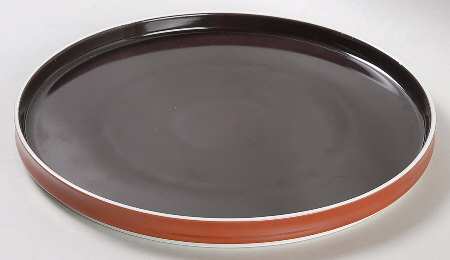 Chromatics Gold Brown Dinner Plate