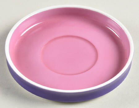Chromatics Red Lavender Saucer for Flat Demitasse Cup