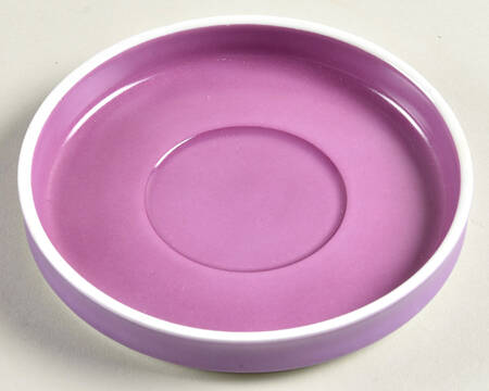 Chromatics Red Lavender Saucer for Flat Demitasse Cup