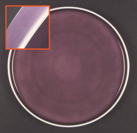 Chromatics Red Lavender Dinner Plate