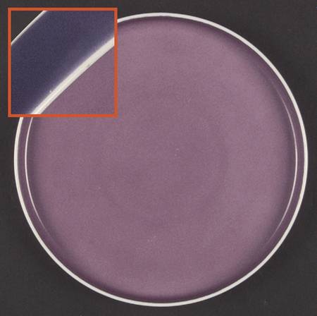 Chromatics Red Lavender Salad Plate