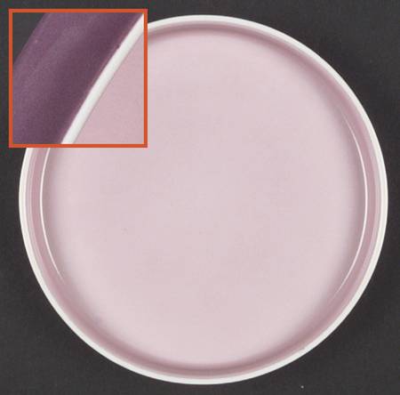 Chromatics Red Lavender Bread & Butter Plate