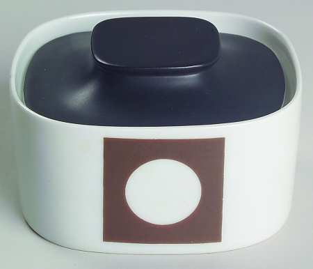 Circle In The Square Mini Sugar Bowl & Lid