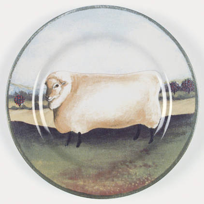 Country Farm Salad Plate
