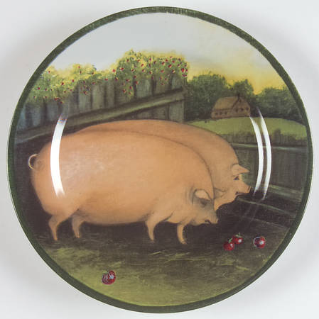 Country Farm Salad Plate