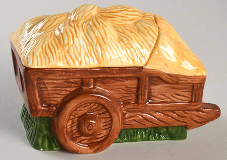 Country Farm Sugar Bowl & Lid