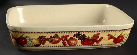 Country Orchard 11" Rectangular Baker