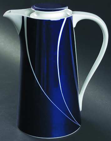 Cobalt Pearl Coffee Pot & Lid