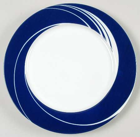 Cobalt Pearl Salad Plate