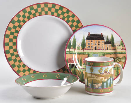 Country Village 4 Piece Place Setting
