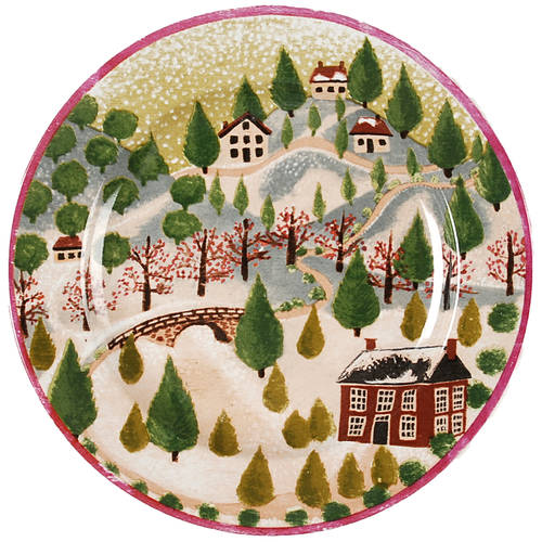 Country Village Salad Plate