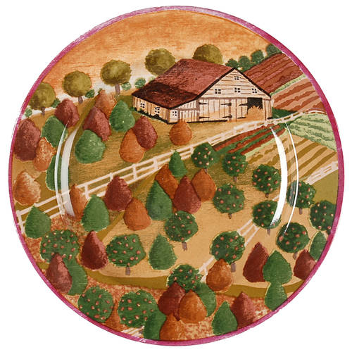 Country Village Salad Plate