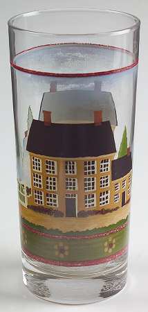 Country Village 16 Oz Glassware Tumbler