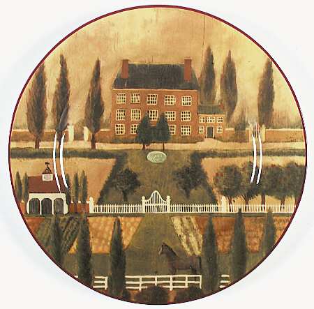 Country Village 12" Chop Plate (Round Platter)