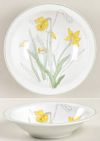 Daffodil Rim Fruit/Dessert (Sauce) Bowl