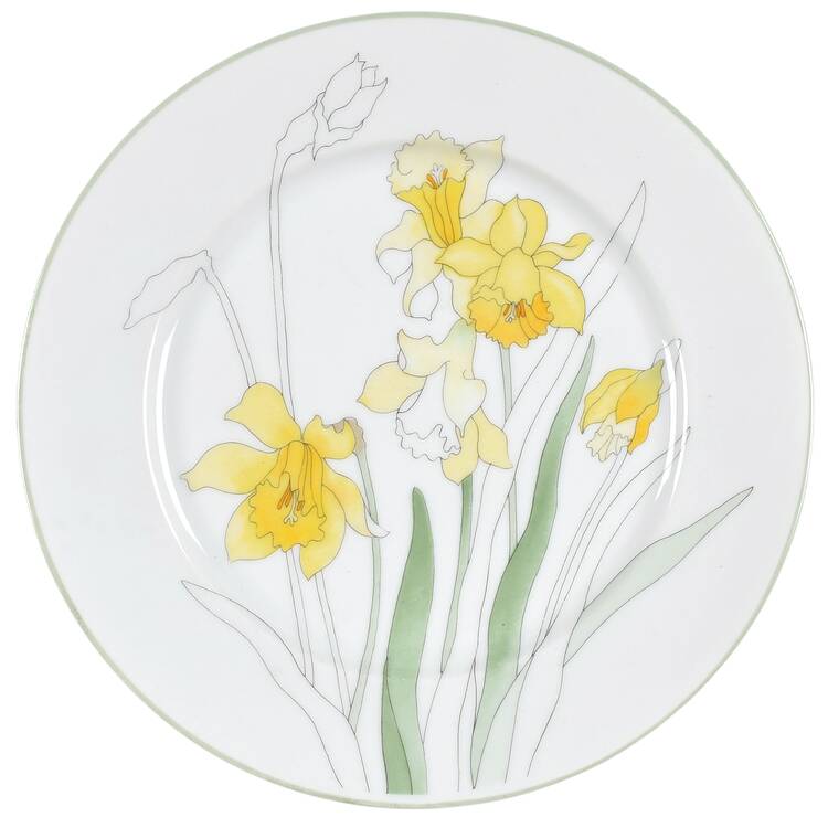 Daffodil Salad Plate