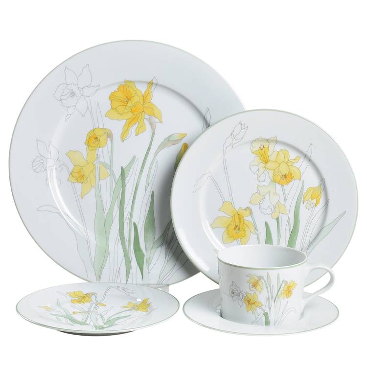 Daffodil 5 Piece Place Setting