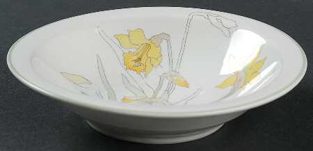Daffodil Rim Cereal Bowl