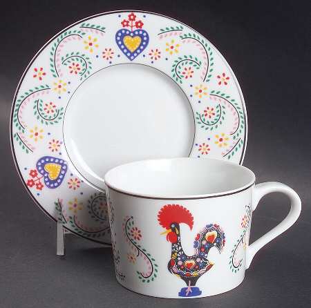 Daybreak Flat Cup & Saucer Set