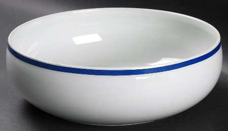 Disco Blue 8" Round Vegetable Bowl
