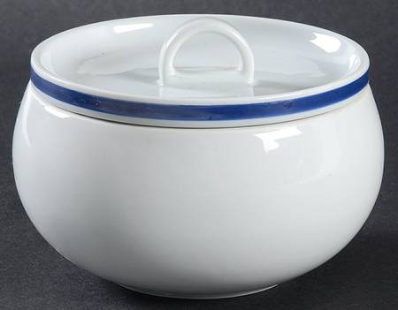 Disco Blue Sugar Bowl & Lid