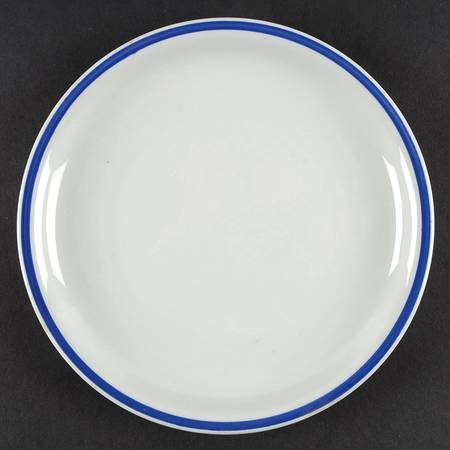 Disco Blue Salad Plate