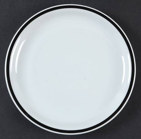 Disco Black Salad Plate