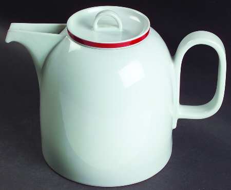 Disco Red Teapot & Lid
