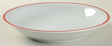Disco Red Coupe Soup Bowl
