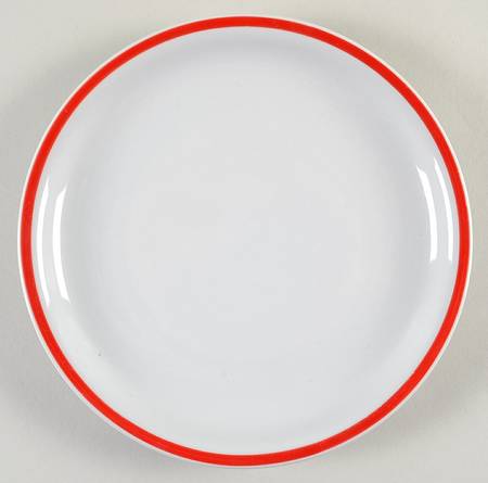 Disco Red Salad Plate