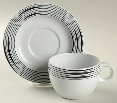 Duet Flat Cup & Saucer Set