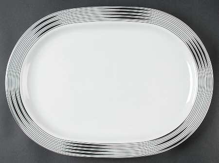 Duet 15" Oval Serving Platter