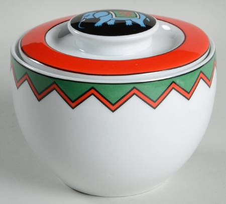 Elephant Sugar Bowl & Lid