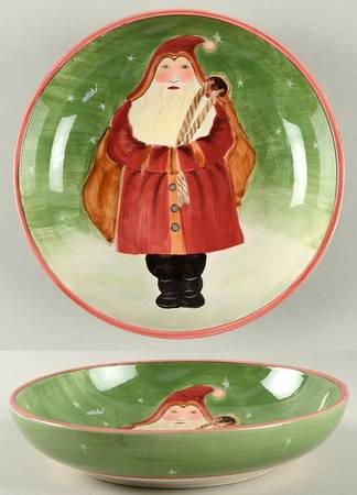 Father Christmas Coupe Soup Bowl