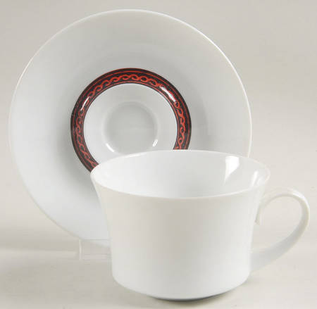 Flamenco Flat Cup & Saucer Set
