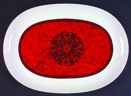 Flamenco 16" Oval Serving Platter