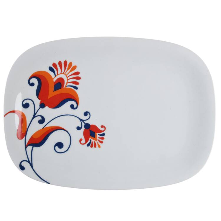 Flower 14" Oval Serving Platter