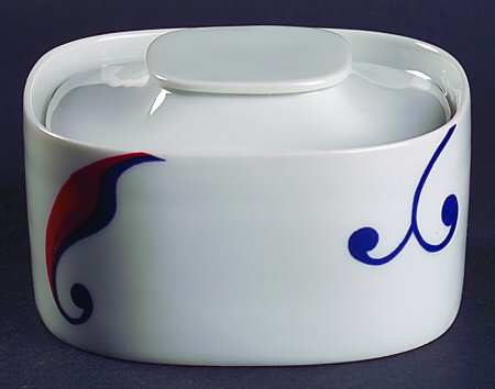 Flower Sugar Bowl & Lid