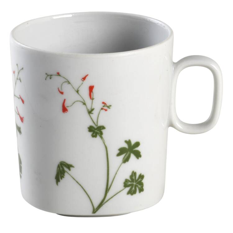 Floral Portraits Flat Cup