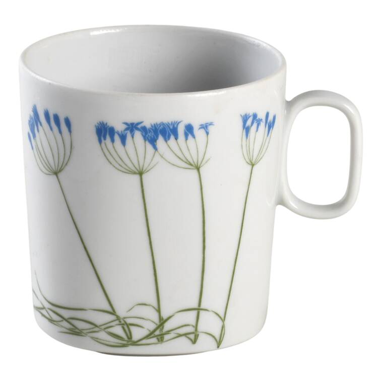 Floral Portraits Flat Cup